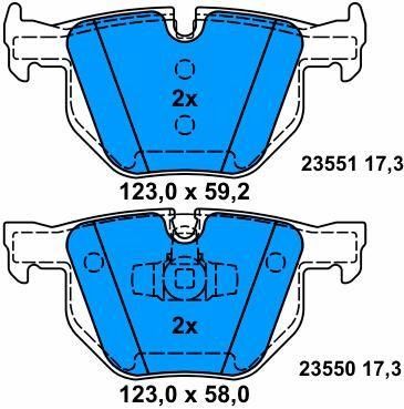 satın al Ateş yalıtımı 34216769105 Otomobil fren bantı BMW X1 E84 için yorgunluk dayanıklı online manufacture