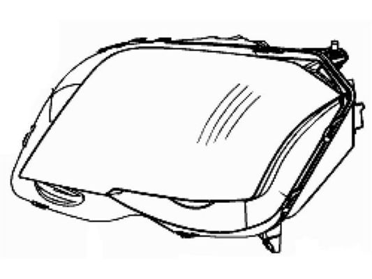 2048208859 MERCEDES-BENZ GLK-CLASS (X204) için far