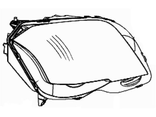 2048208959 MERCEDES-BENZ GLK-CLASS (X204) için far